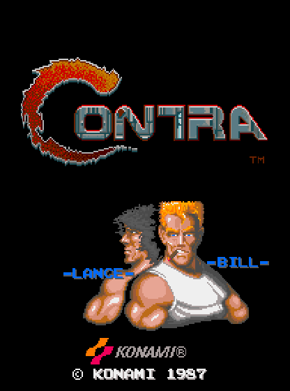 Contra (bootleg) Title Screen